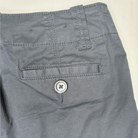 Banana Republic Navy Martin Stretch Wide Leg Cropped Capris. Size 2 - Picture 7 of 9